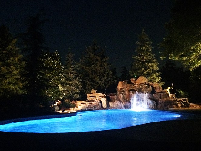 Scapes Inc Landscaping OKC provided this photo for a Custom Landscape Lighting project near Oklahoma City, OK.